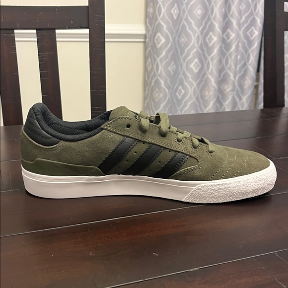 Adidas Busenitz Vulc II Shoes Sneakers new JQ1027 green Mens Size 9.5 - Picture 5 of 13